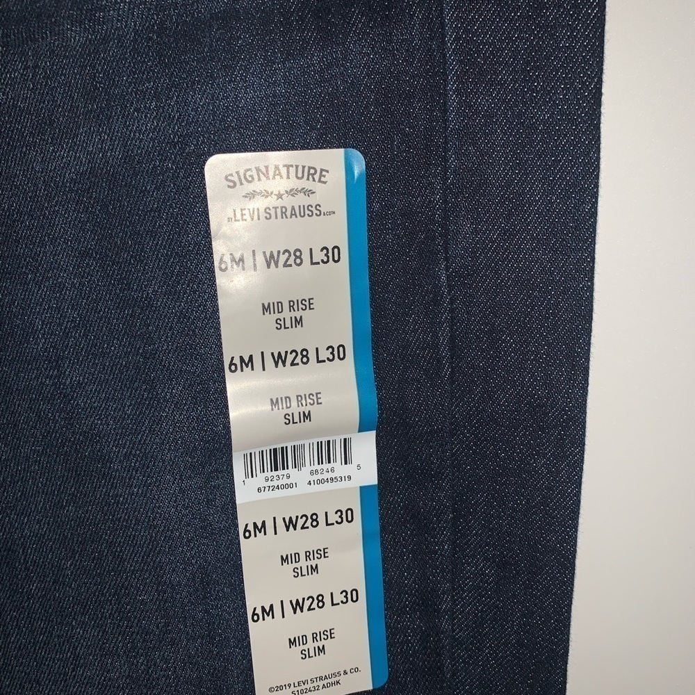 Levi’s Strauss Mid Rise Slime jeans New size 28/30 6 - Picture 8 of 10